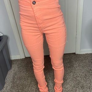 Peach High Waist jeans